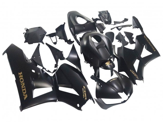2013-2023 Matte Black Gold Decals Honda CBR600RR Motorcycle Fairings Australia