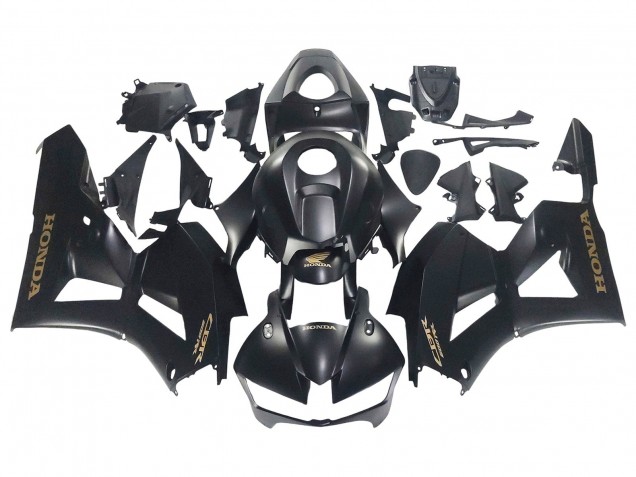 2013-2023 Matte Black Gold Decals Honda CBR600RR Motorcycle Fairings Australia