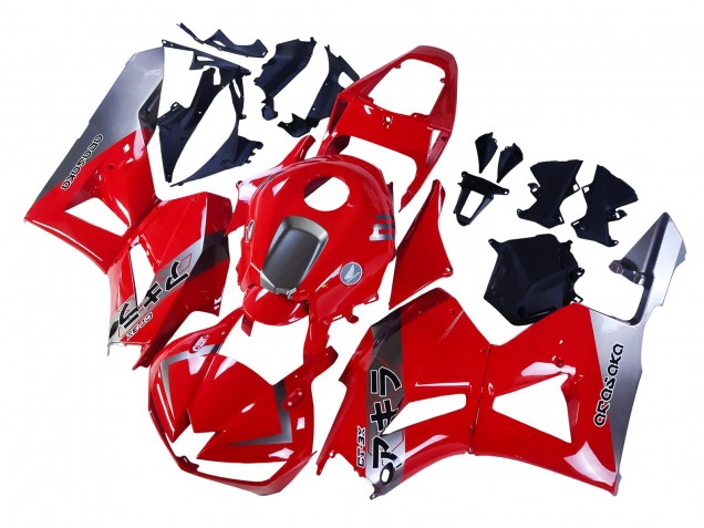 2013-2023 Silver Red Honda CBR600RR Motorcycle Fairings Australia