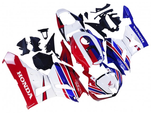 2013-2023 White Red Blue Honda CBR600RR Motorcycle Fairing Australia