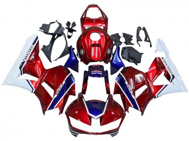 2013-2023 White Red Blue HRC Honda CBR600RR Motorcycle Fairings Australia
