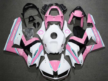 2013-2023 White Pink Honda CBR600RR Motorcycle Fairings Australia
