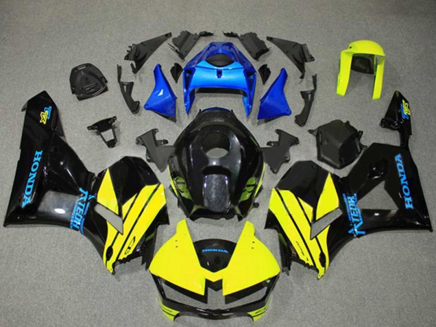 2013-2023 Blue Yellow Glossy Black Honda CBR600RR Motorcycle Fairings Australia