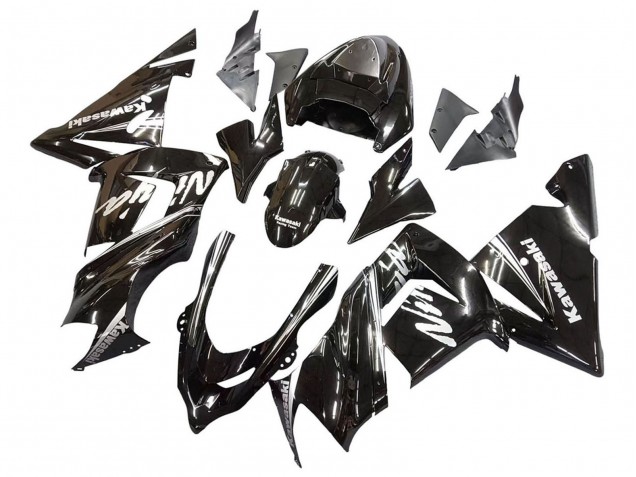2004-2005 Glossy Black Ninja Kawasaki ZX10R Motorcycle Fairings Australia