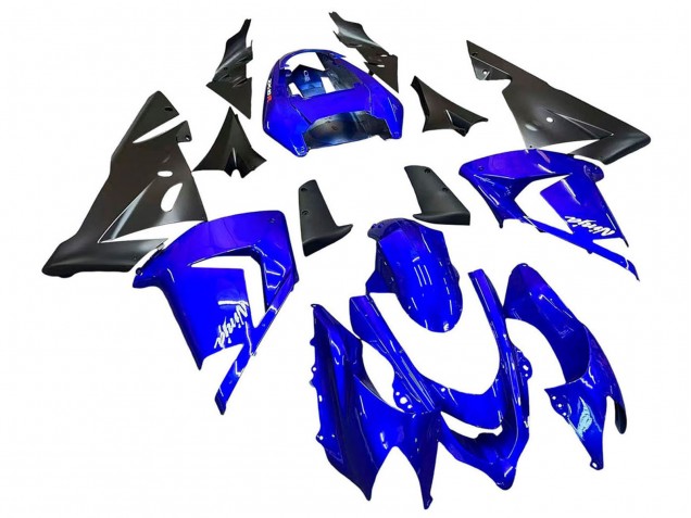 2004-2005 Blue Black Ninja Kawasaki ZX10R Motorcycle Fairings Australia
