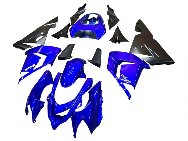 2004-2005 Blue Black Ninja Kawasaki ZX10R Motorcycle Fairings Australia