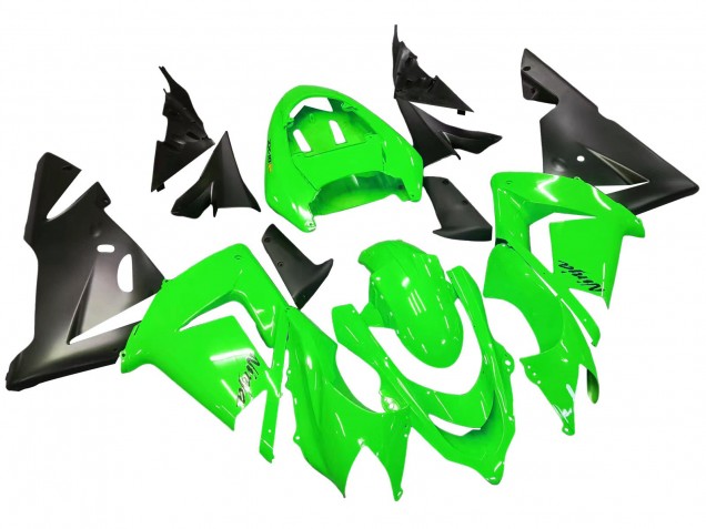 2004-2005 Green Black Ninja Kawasaki ZX10R Motorcycle Fairings Australia