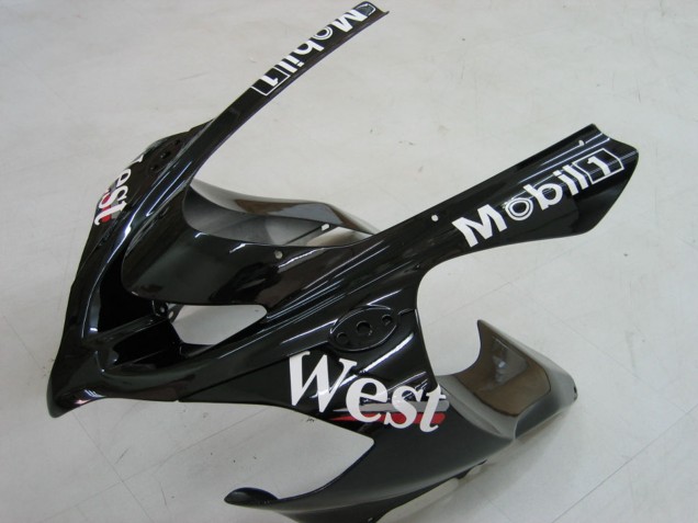 2004-2005 White Black West Ninja Kawasaki ZX10R Motorcycle Fairings Australia