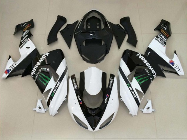2004-2005 Green Red Black Kawasaki ZX10R Motorcycle Fairings Australia