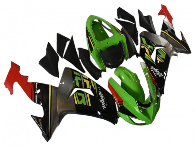 2006-2007 Green Grey Red Black Yellow Kawasaki ZX10R Motorcycle Fairings Australia
