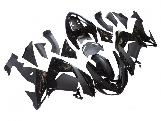 2006-2007 Matte Black Glossy Black Kawasaki ZX10R Motorcycle Fairings Australia