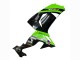 2006-2007 Green Black Elf Touch4 3M Kawasaki ZX10R Motorcycle Fairings Australia