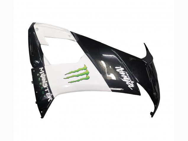2008-2010 Glossy Black White Green Monster Elf Kawasaki ZX10R Motorcycle Fairings Australia