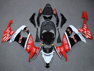 2008-2010 Red White Black Cloud Aruba.it Kawasaki ZX10R Motorcycle Fairings Australia