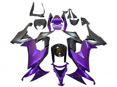 2008-2010 Purple Black Kawasaki ZX10R Motorcycle Fairings Australia