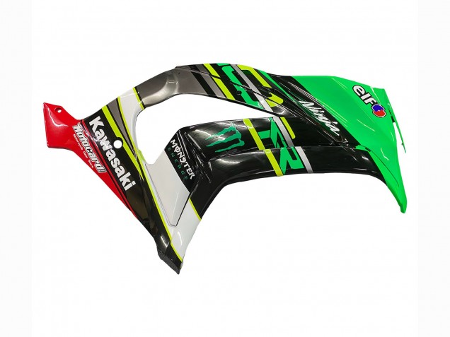 2011-2015 Green Yellow Black White Elf Monster Kawasaki ZX10R Motorcycle Fairings Australia