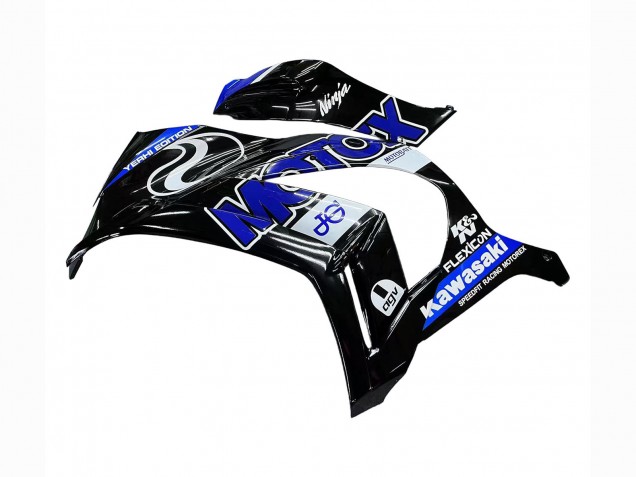 2011-2015 Blue White Glossy Black Kawasaki ZX10R Motorcycle Fairings Australia