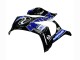 2011-2015 Blue White Glossy Black Kawasaki ZX10R Motorcycle Fairings Australia