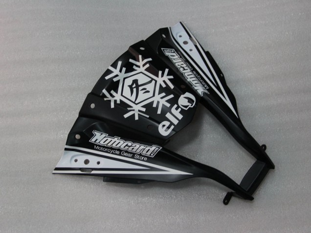 2011-2015 Glossy Black White Elf Snow Decal Kawasaki ZX10R Motorcycle Fairings Australia