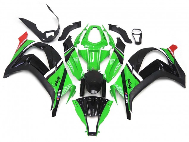 2011-2015 Green Black White Red Kawasaki ZX10R Motorcycle Fairings Australia