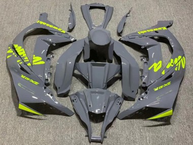 2011-2015 Nardo Grey Yellow Kawasaki ZX10R Motorcycle Fairing Australia