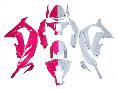 2011-2015 Pink White Split Kawasaki ZX10R Motorcycle Fairings Australia
