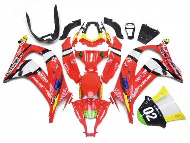 2011-2015 Red Yellow White Black Green Blue Trick Star 02 Kawasaki ZX10R Motorcycle Fairings Australia