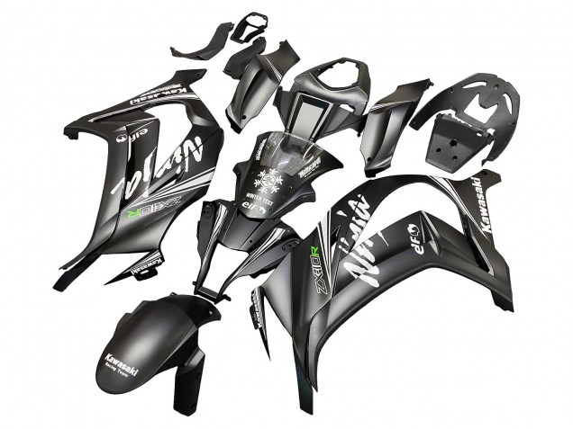 2011-2015 Matte Black Green Elf Kawasaki ZX10R Motorcycle Fairings Australia