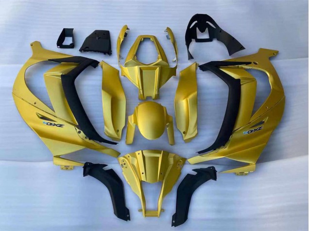 2011-2015 Gold Black Kawasaki ZX10R Motorcycle Fairings Australia