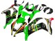 2016-2020 Green Yellow Red Black Elf Monster Kawasaki ZX10R Motorcycle Fairings Australia