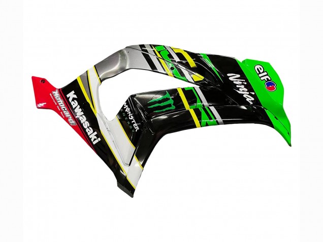 2016-2020 Green Yellow Red Black Elf Monster Kawasaki ZX10R Motorcycle Fairings Australia