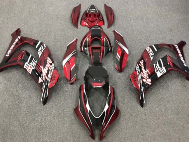 2016-2020 Maroon Red White Glossy Black Kawasaki ZX10R Motorcycle Fairings Australia
