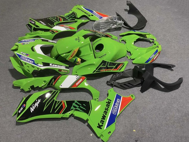 2021-2025 Green White Blue Black Red Showr Elf Mouldings Monster Kawasaki ZX10R Motorcycle Fairings Australia