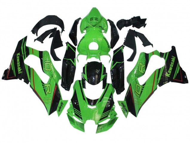 2021-2025 Green Glossy Black Kawasaki ZX10R Motorcycle Fairings Australia