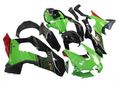 2021-2025 Green Black Red Honeycomb Kawasaki ZX10R Motorcycle Fairing Australia