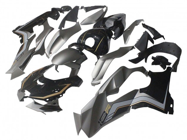 2021-2025 Black Grey Gold Kawasaki ZX10R Motorcycle Fairings Australia