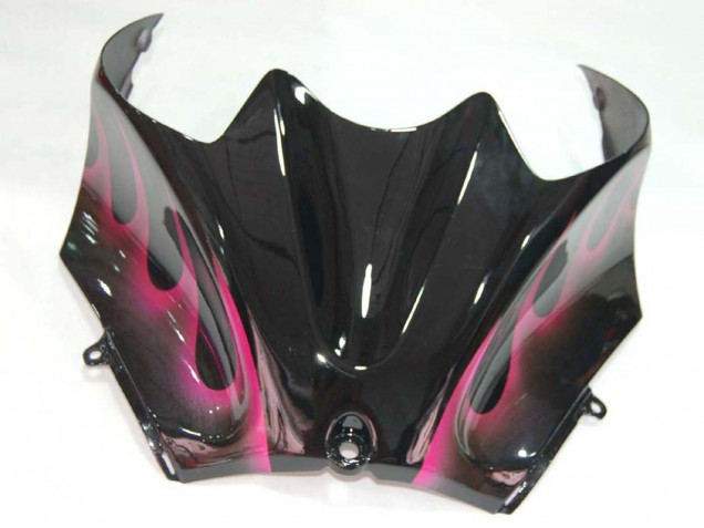 2006-2011 Glossy Black Red Pink Flame Kawasaki ZX14R ZZR1400 Motorcycle Fairings Australia