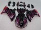 2006-2011 Glossy Black Red Pink Flame Kawasaki ZX14R ZZR1400 Motorcycle Fairings Australia