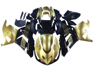 2006-2011 Gold Black Kawasaki ZX14R ZZR1400 Motorcycle Fairings Australia