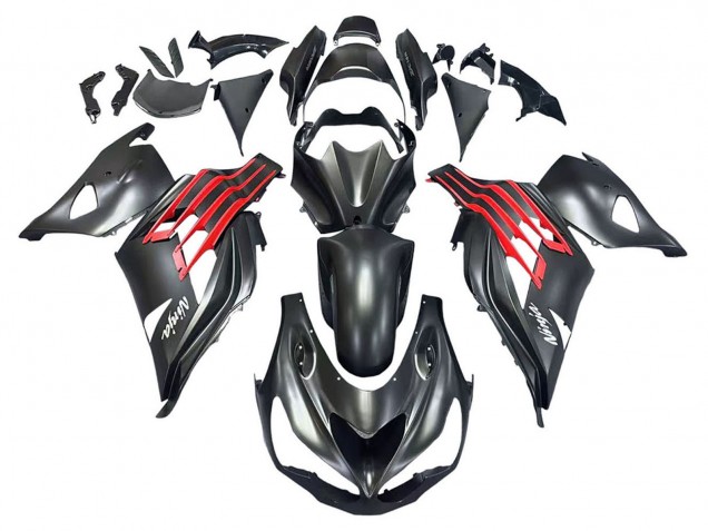 2012-2024 Matte Black Red White Ninja Kawasaki ZX14R ZZR1400 Motorcycle Fairings Australia