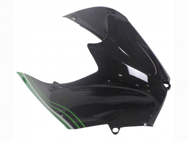 2012-2024 Green Glossy Black Stripe Kawasaki ZX14R ZZR1400 Motorcycle Fairings Australia
