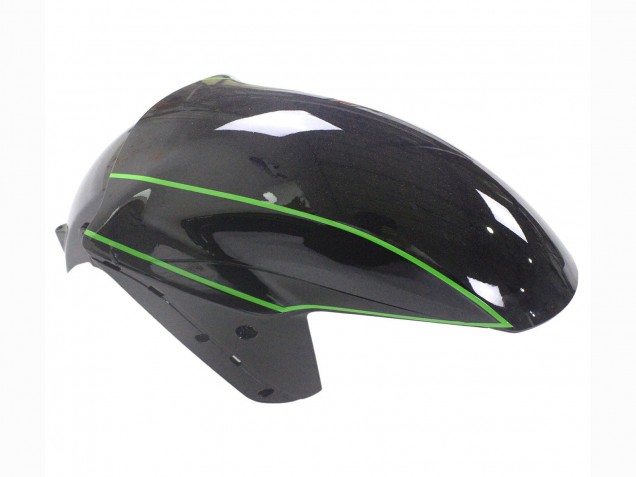 2012-2024 Green Glossy Black Stripe Kawasaki ZX14R ZZR1400 Motorcycle Fairings Australia