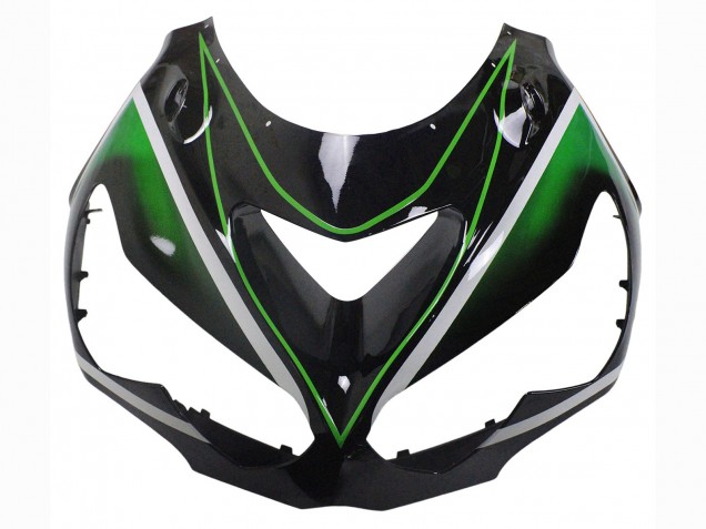 2012-2024 Green Glossy Black Stripe Kawasaki ZX14R ZZR1400 Motorcycle Fairings Australia
