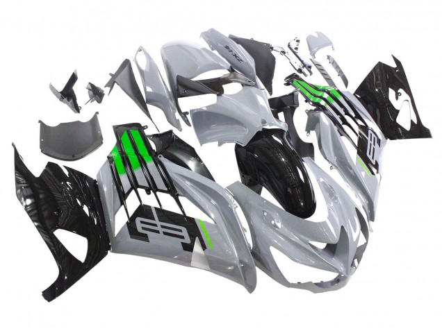 2012-2024 Grey Green Black Kawasaki ZX14R ZZR1400 Motorcycle Fairings Australia