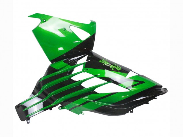 2012-2024 Green Glossy Black Kawasaki ZX14R ZZR1400 Motorcycle Fairing Kits Australia