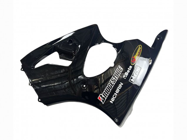 1998-1999 Glossy Black Yellow Elf Bridgestone Kawasaki ZX6R Motorcycle Fairings Australia