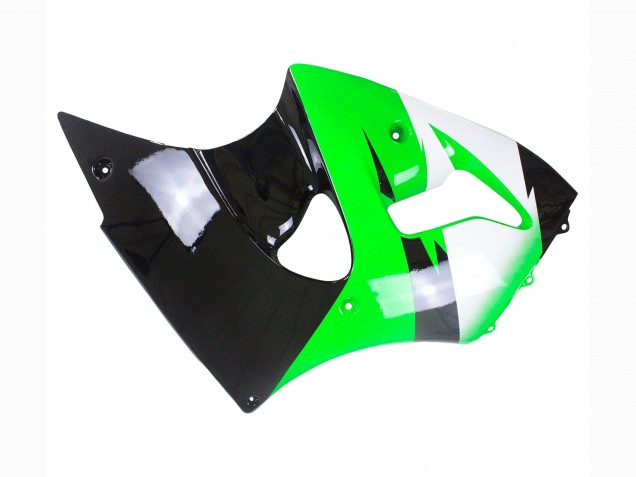 1998-1999 Green White Glossy Black Kawasaki ZX6R Motorcycle Fairings Australia