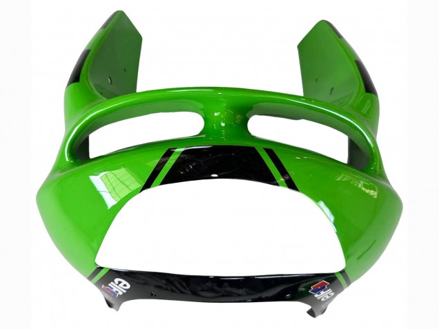 1998-1999 Green Glossy Black Elf Bridgestone Kawasaki ZX6R Motorcycle Fairings Australia
