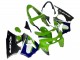 1998-1999 Green White Blue Silver Glossy Black Kawasaki ZX6R Motorcycle Fairings Australia