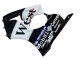 2000-2002 Glossy Black White West Michelin Kawasaki ZX6R Motorcycle Fairings Australia